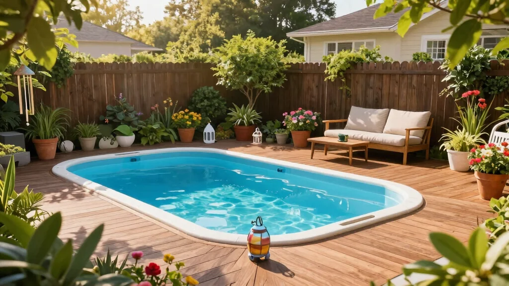 11 Half-Deck Above Ground Pool Ideas For A Practical Beautiful Partial Surround