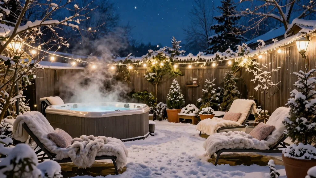 11 Winter Hot Tub Ideas For A Cosy Steaming Outdoor Soak On The Coldest Nights Of The Year