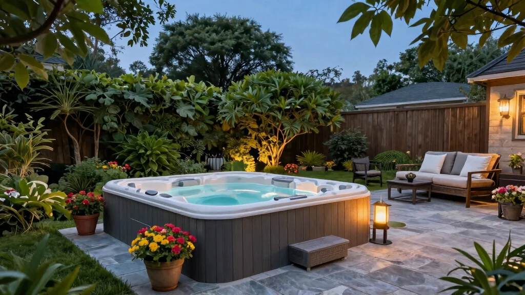 12 Built-In Backyard Hot Tub Ideas For A Seamless Polished Outdoor Retreat