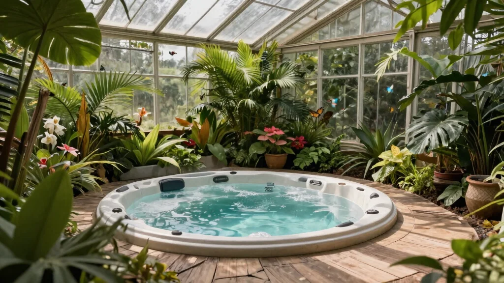 12 Greenhouse Hot Tub Ideas For A Lush Green Year-Round Bathing Experience Unlike Anything Else