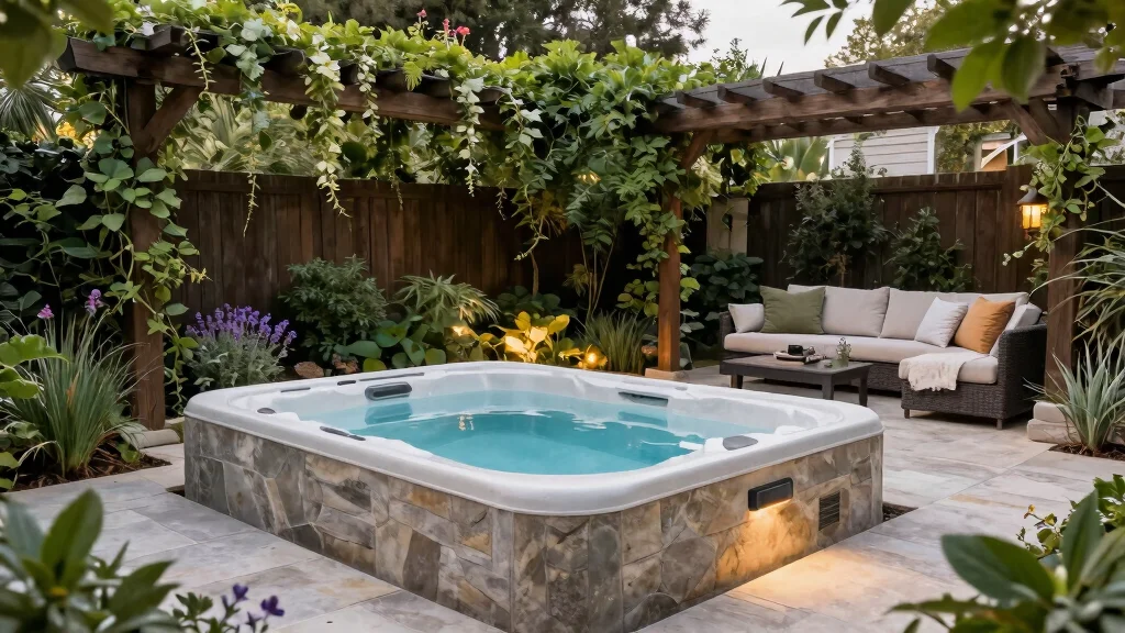 12 In-Ground Hot Tub Ideas For A Sleek Seamless Backyard Feature That Looks Built To Last