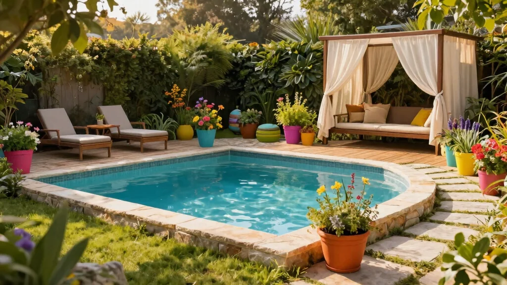 12 Semi-Inground Pool Ideas For A Sleek Partial-Installation That Looks Fully Custom