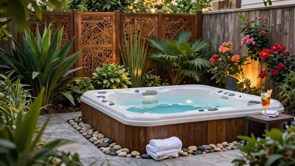 13 Backyard Hot Tub Privacy Ideas For A Secluded Soak Without Sacrificing The View
