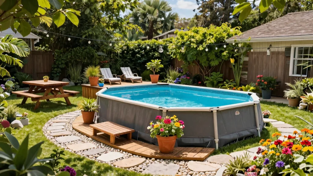 13 DIY Above Ground Pool Ideas On A Budget That Look Like The Upgrade Was Always The Plan