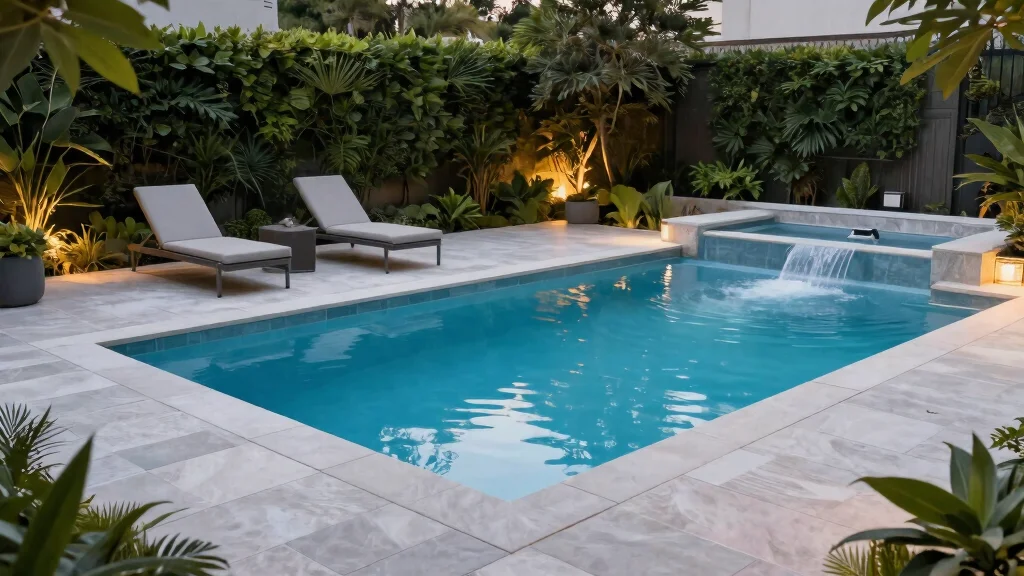 13 Rectangular Pool With Spa Ideas For A Clean Geometric Backyard Water Feature