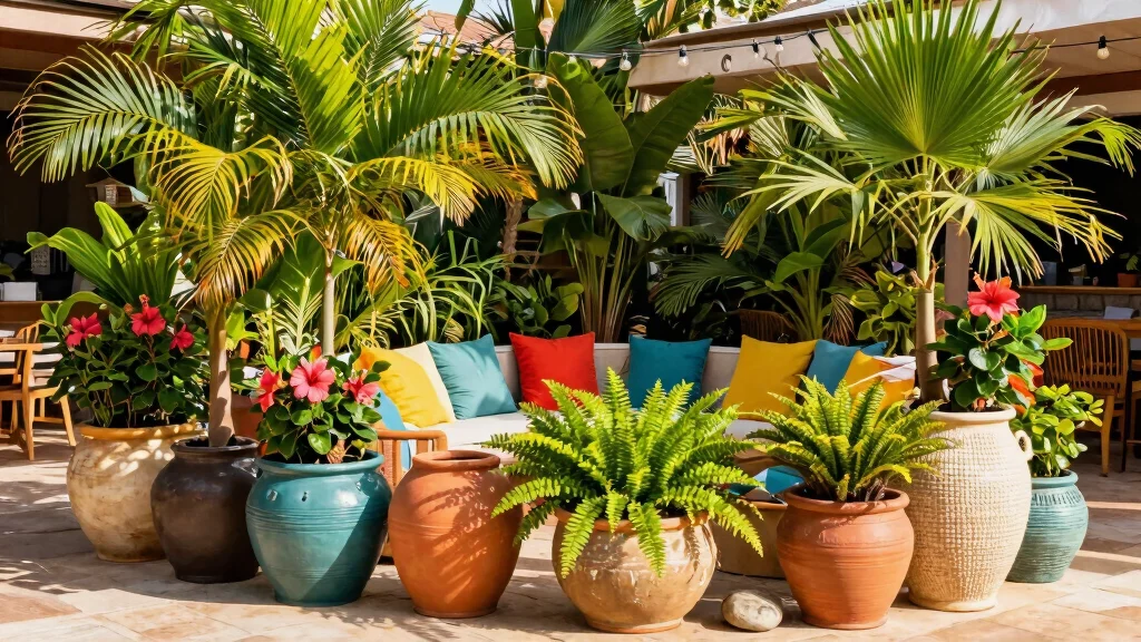 14 Tropical Planter Ideas That Bring A Lush Resort-Worthy Feel To Any Patio Or Backyard